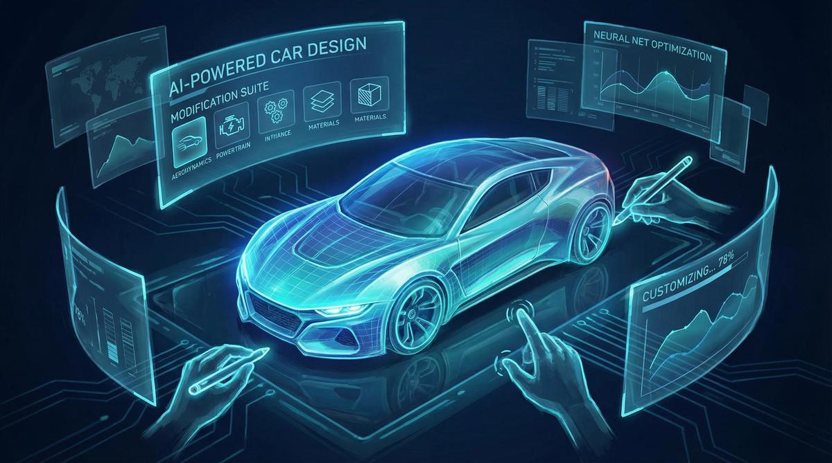 大象传媒AI汽车改装视频设计